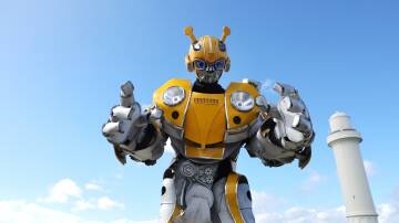 The Cosplay Guardian dressed as Bumblebee will be attending Comic Gong. Picture by Sylvia Liber 