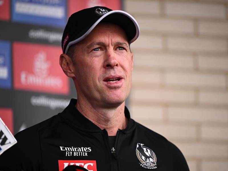 It's important for Collingwood to represent their wider community, coach Craig McRae says. (Joel Carrett/AAP PHOTOS)
