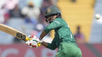 Towhid Hridoy made 57 off 38 balls as Bangladesh beat Zimbabwe by nine runs in Chittagong. (AP PHOTO)