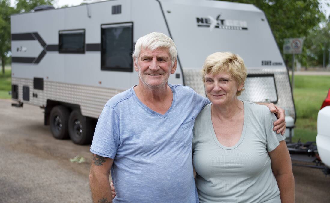 Graeme and Leonie Potts said that while fees have become standard across Australia, they regularly skip 'must-see' places to avoid the costs. Picture: Roxanne Fitzgerald. 