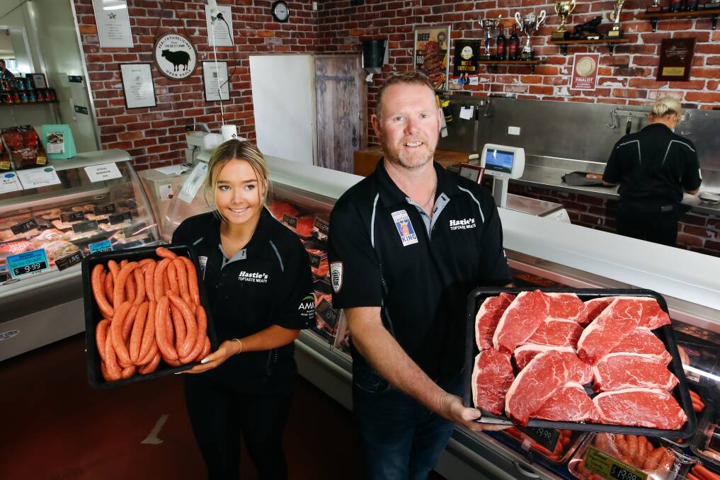 Prime cuts: Independent butchers are stocked up. Picture: Wesley Lonergan