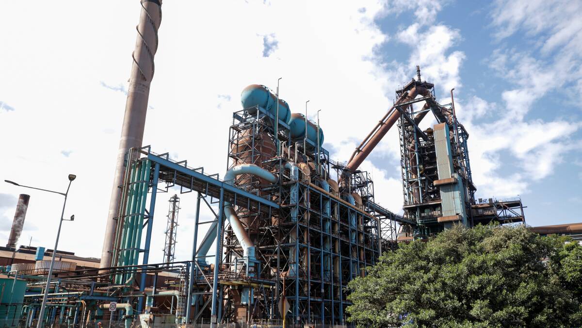 BlueScope is planning a $1bn investment to reline the mothballed no.6 blast furnace. Picture by Adam McLean