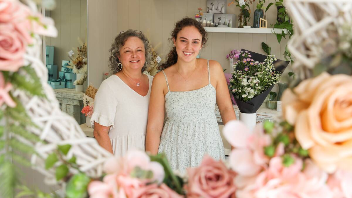Sarah and Jessie Turney are looking to hire after increased demand for their floral arrangements has seen them move into their new premises. Picture by Wesley Lonergan