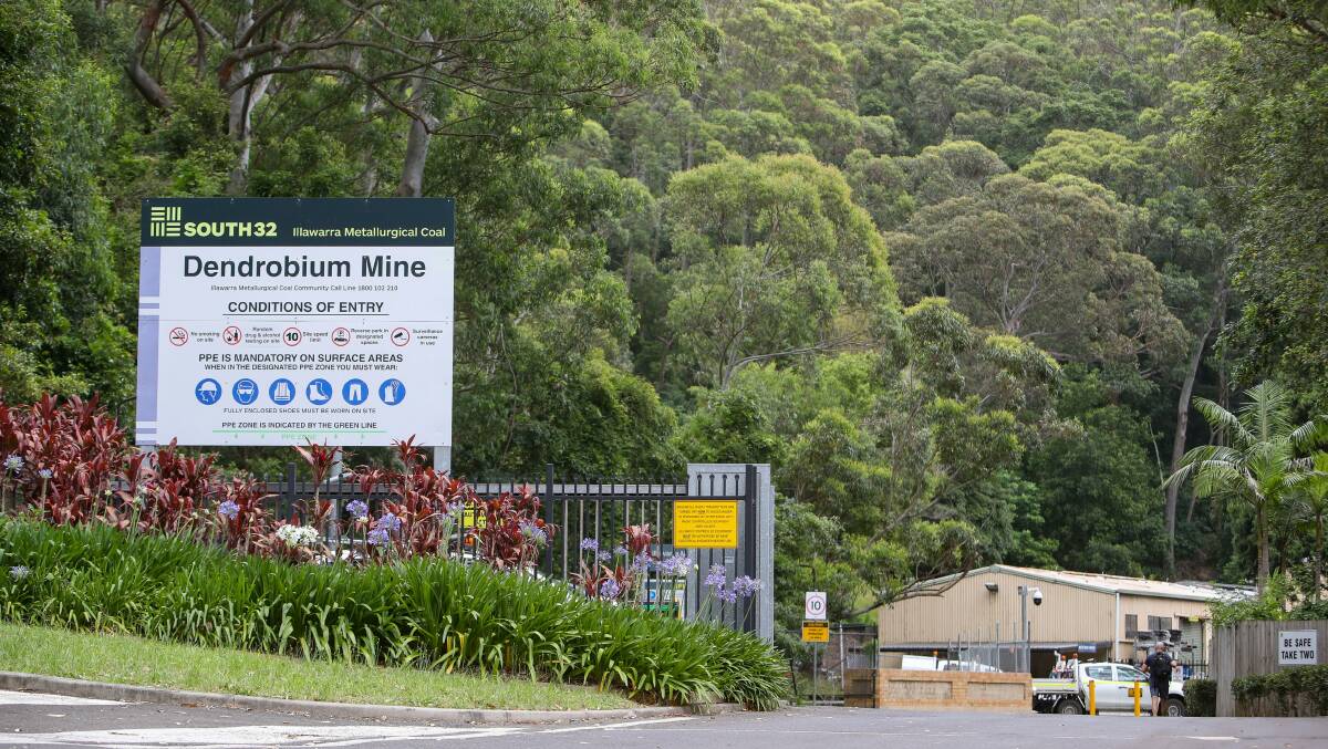 Mine site: The entrance to Dendrobium Mine in Mount Kembla. Picture: Adam McLean