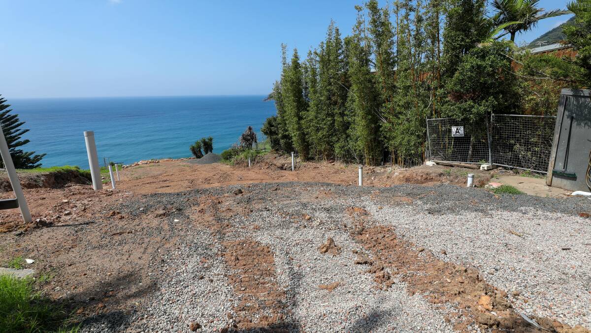 Mr Chandrasekaran's block of land on Lawrence Hargrave Drive, Coalcliff has been assessed as having increased in value by over 100 per cent. Picture by Adam McLean