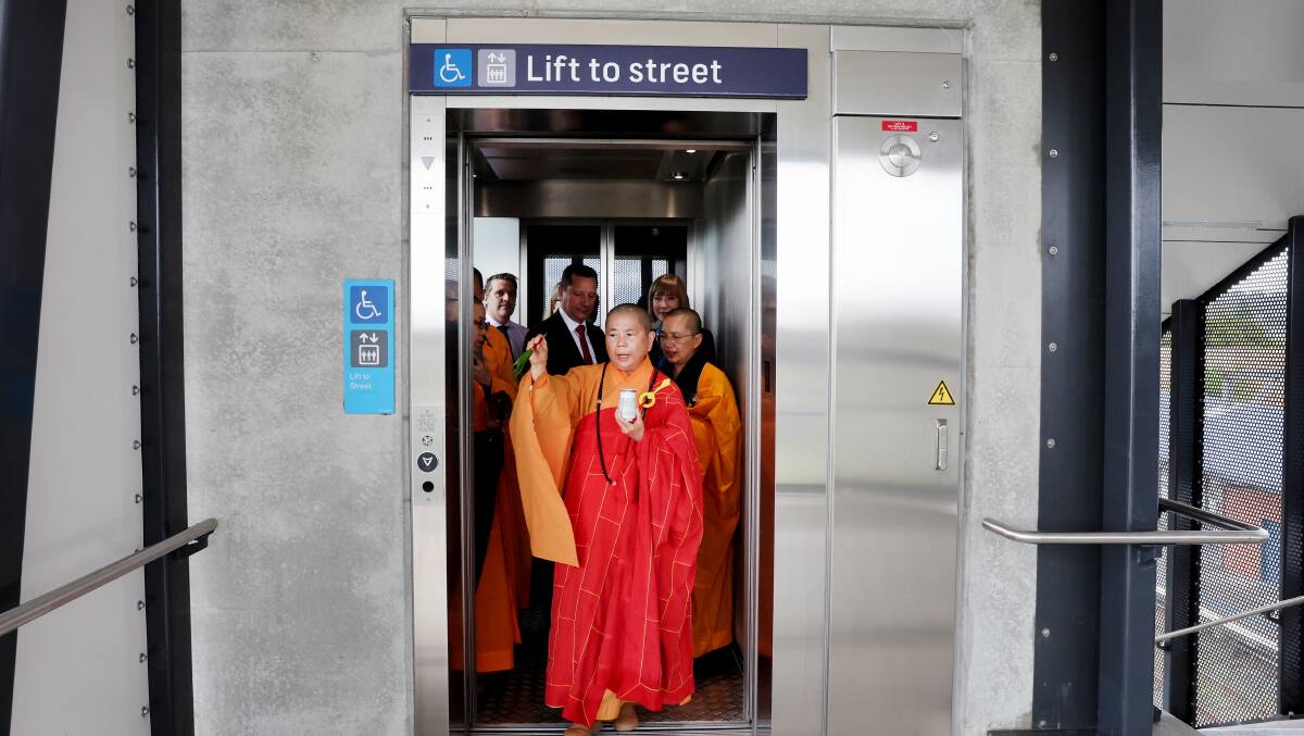 A widespread community campaign took more than 10 years to get lifts at Unanderra Station. Picture by Sylvia Liber