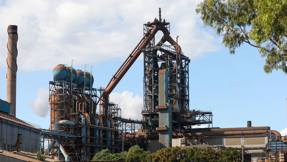 The mothballed no. 6 blast furnace will be brought back online by 2026 after the $1 billion reline project. Picture by Adam McLean