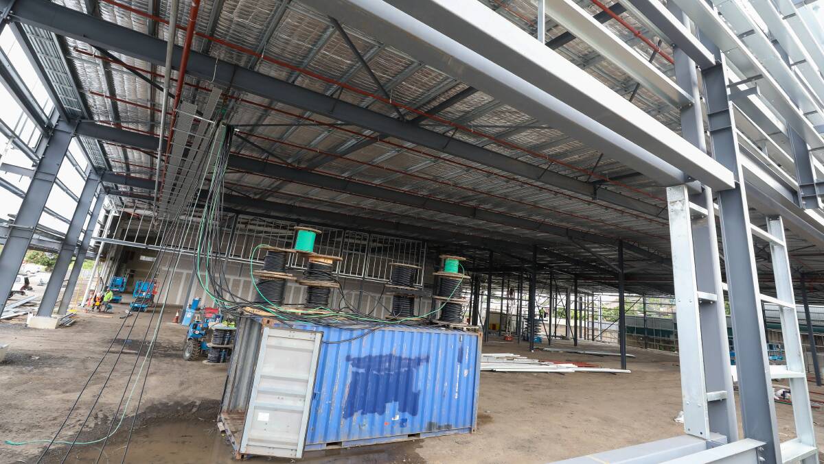 Work is underway to turn the former Bunnings into seven large format retail outlets. Picture by Adam McLean