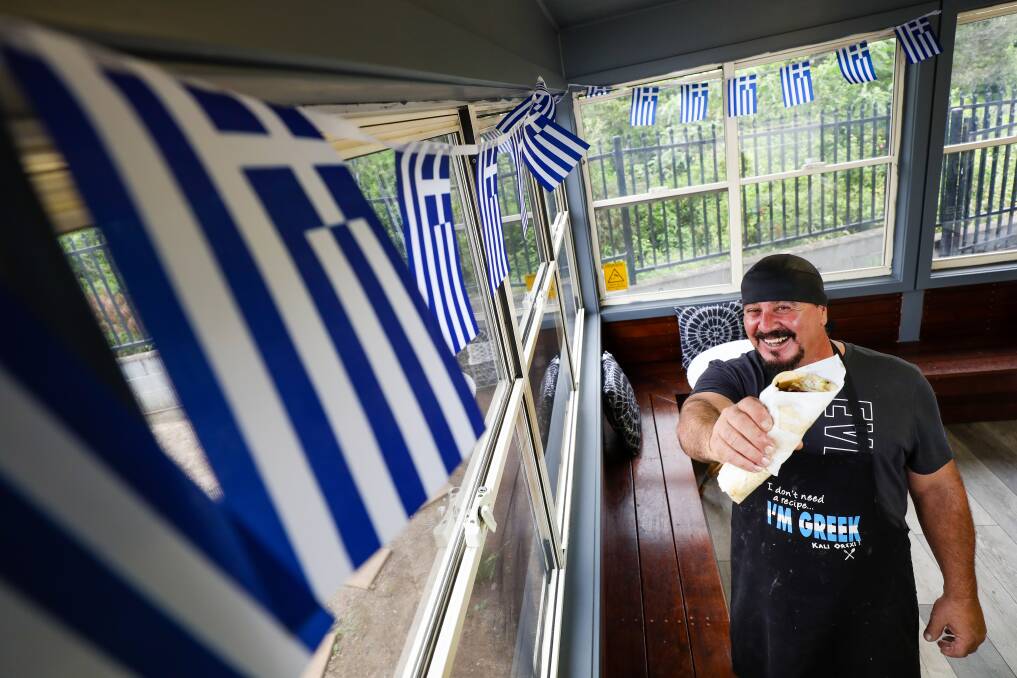 Home style: Zeuses Souvla offers classic Greek dishes as well as Peter Aroutsidis's own creations. Picture: Adam McLean