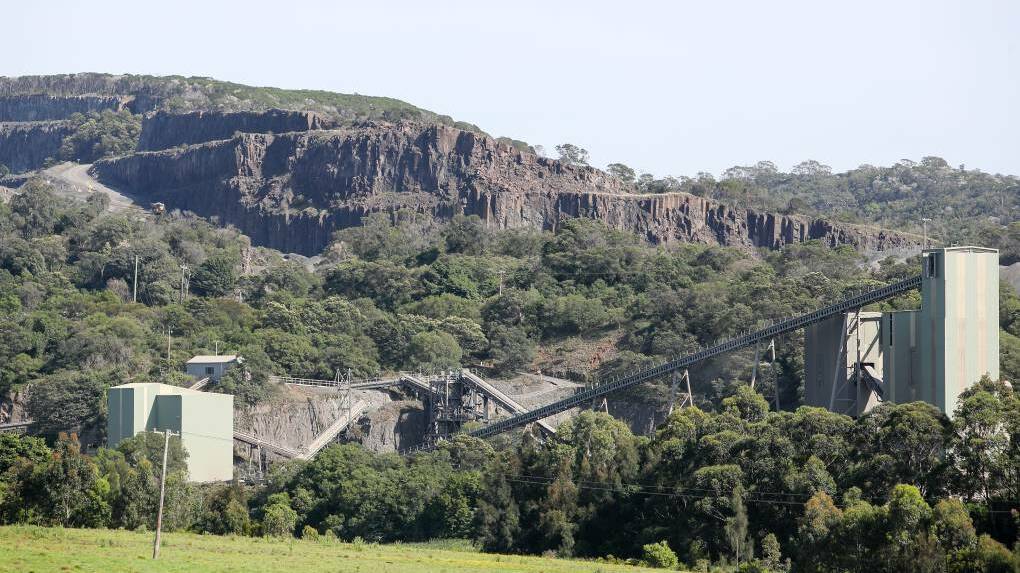 Boral's Dunmore quarry pictured in 2018.
