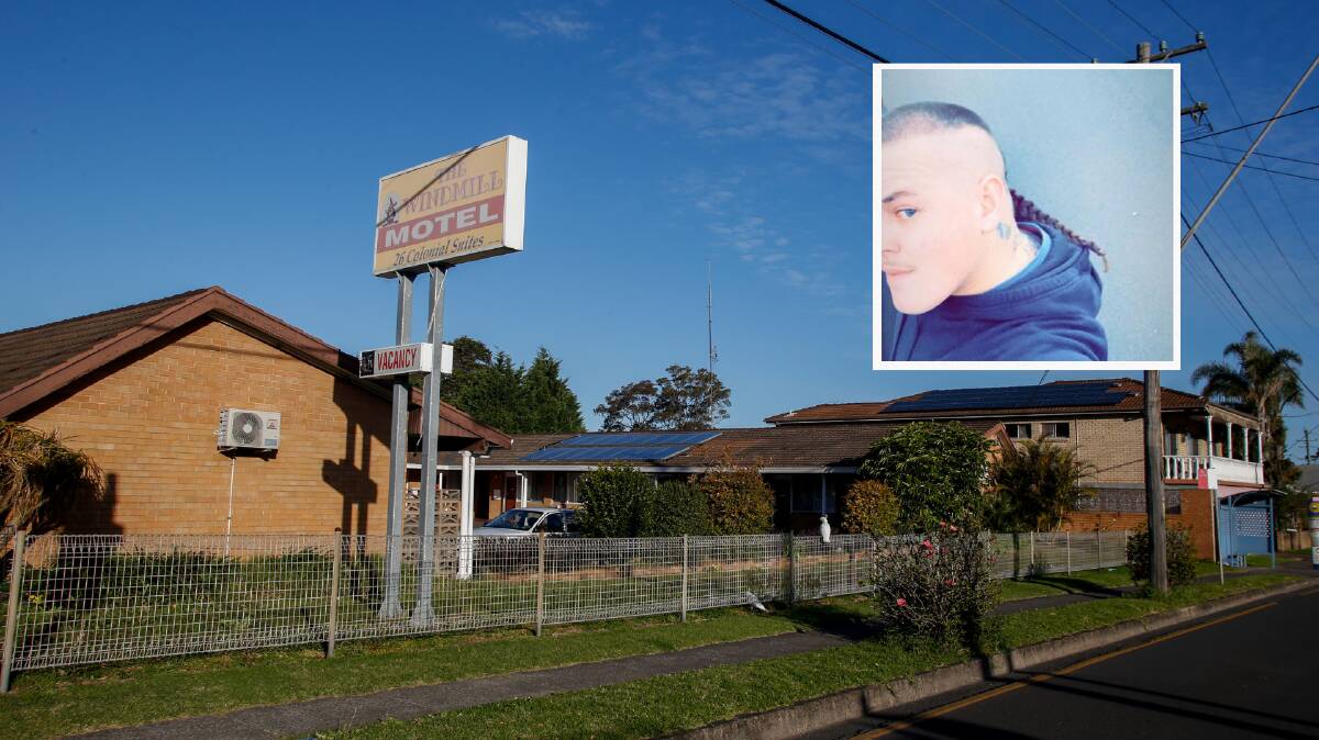Just a toy: Toby Gladden claimed a gun found in his motel room was a papier-mâché and rubber toy. Picture: Anna Warr 