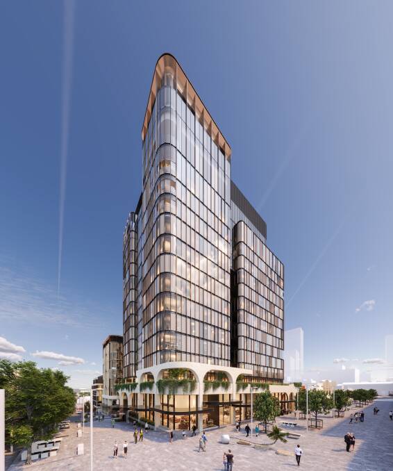 The five-storey hotel development is expected to attract significant interest. Picture ADM Architects & Jackson Teece 