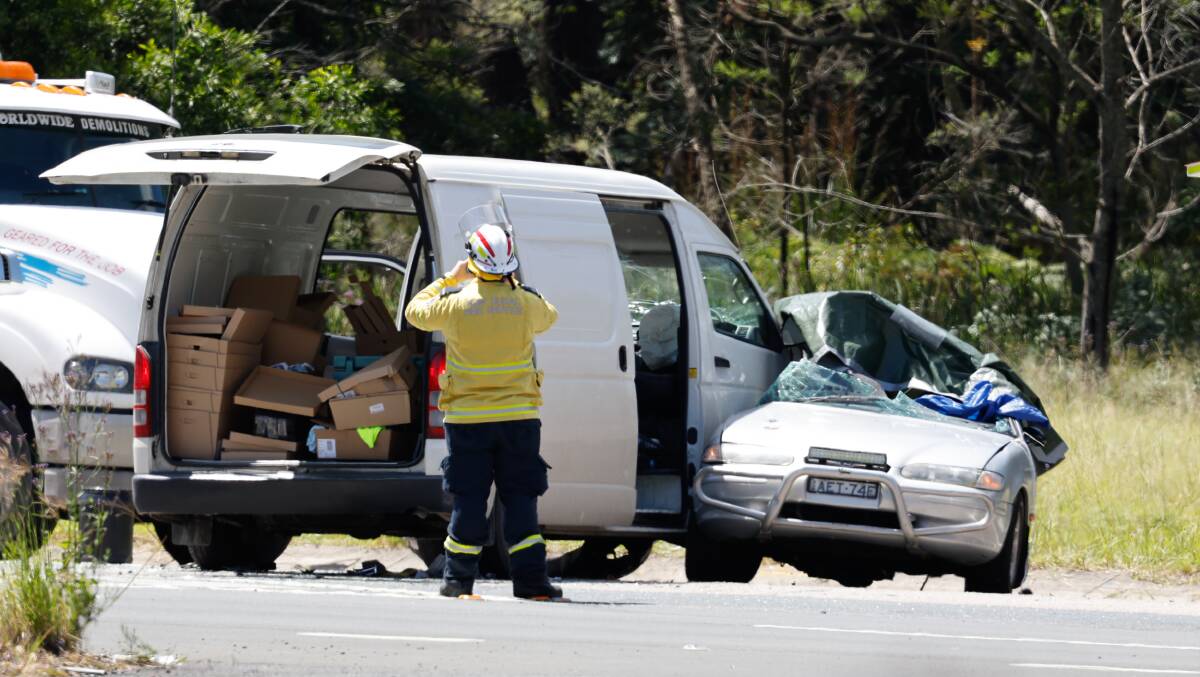 The road claimed another driver's life earlier this year, when a van and sedan collided. Picture by Anna Warr