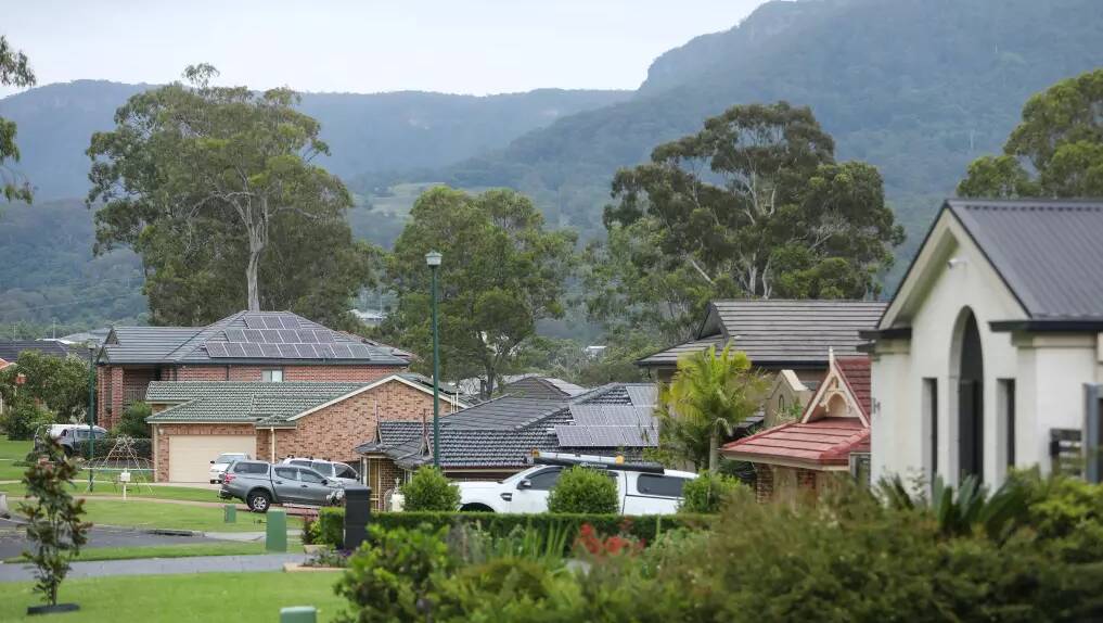 Brindabella Drive in Horsley, one of the suburbs where the population is booming. Photo: Adam McLean