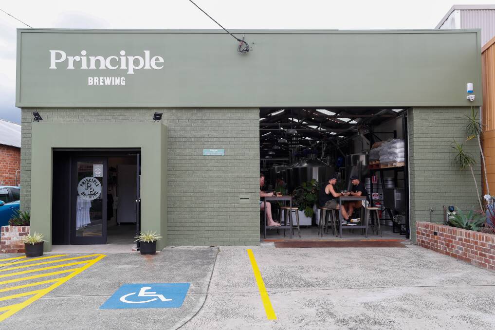 Now open: Principle Brewing is the latest craft brewery for Wollongong, and is adding natural wine and fried chicken to the mix. Picture: Adam McLean