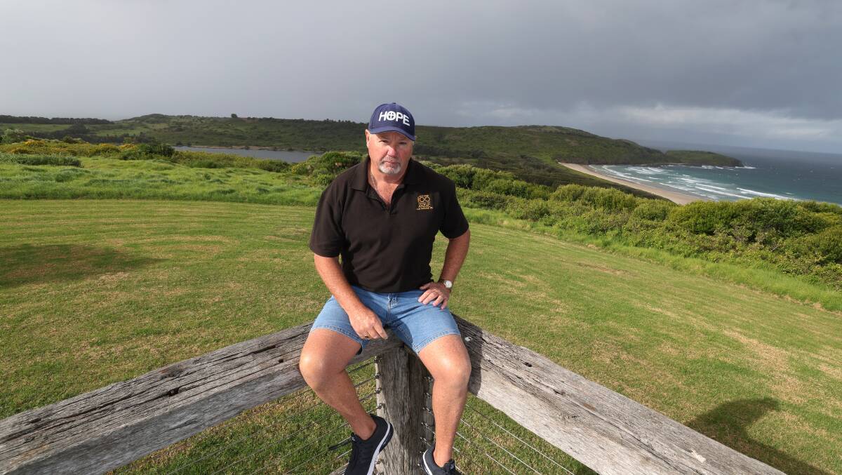 Brad Jenkins hopes that when the quarry at Bass Point reaches the end of its life, Killalea is maintained and extended. Picture by Robert Peet