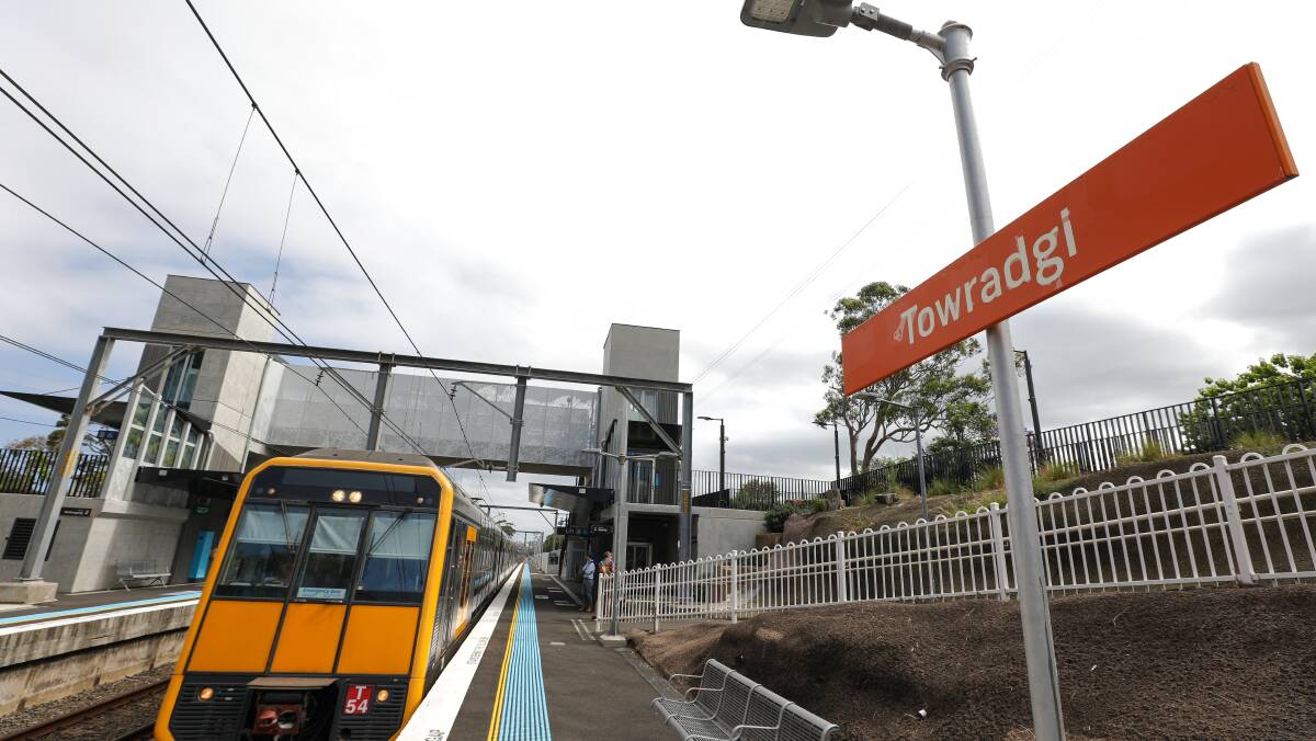 Towradgi had the fewest number of tap on and offs, relative to how many people lived within one square kilometre of the station, of any Illawarra train station. Picture by Adam McLean