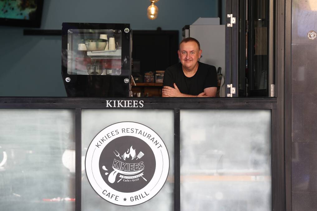 Night-time economy: Kire Toskovski hopes to bring a Mediterranean style of dining to Wollongong CBD, but says the area is marred by antiscoial behaviour. Picture: Robert Peet