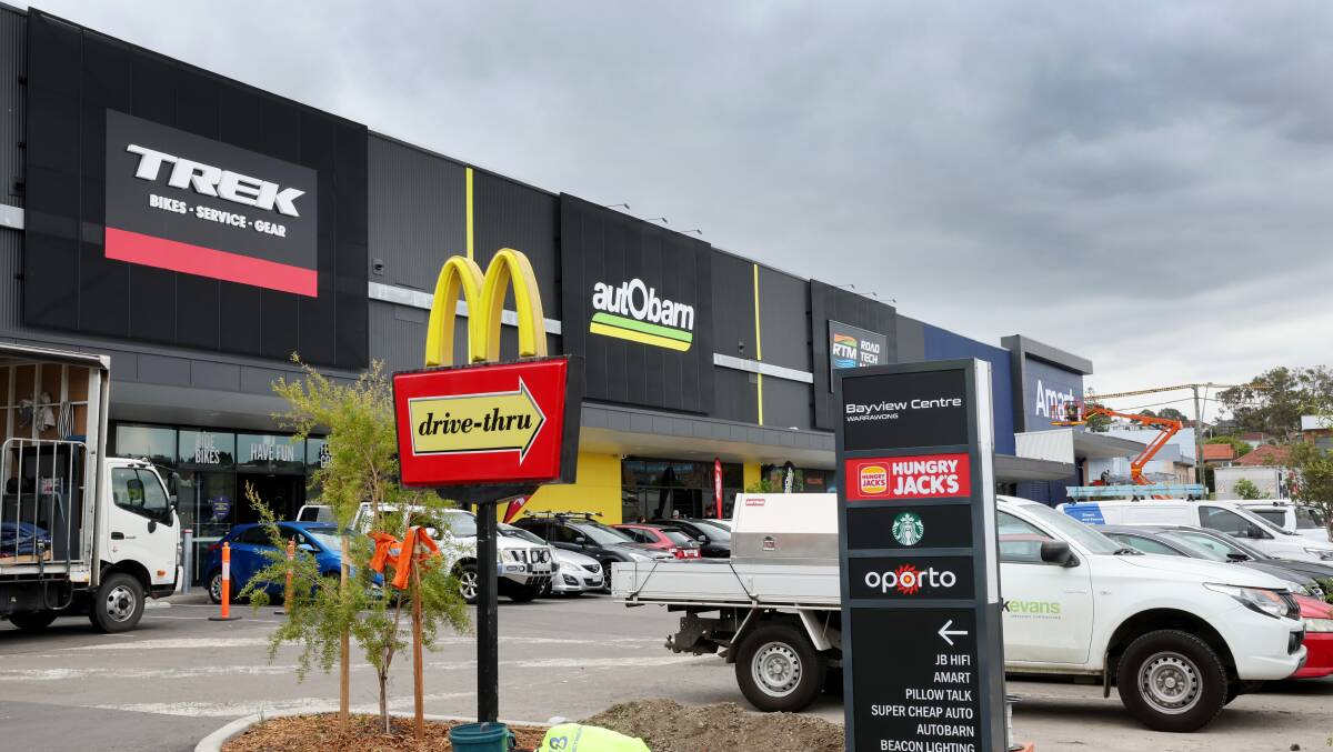 Some of the stores at the Bayview Centre in Warrawong opened at the weekend, with more to open this week. Picture by Sylvia Liber