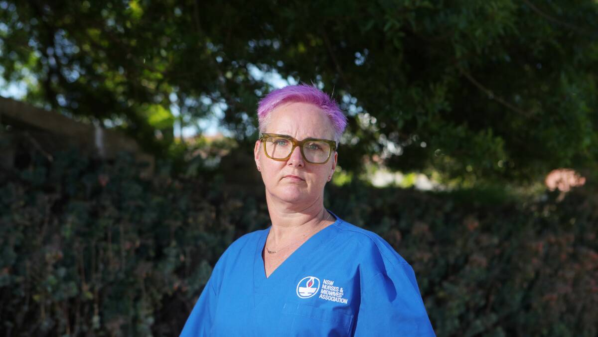 Bianca Vergouw said nurses were disappointed in the government four per cent pay rise but accepted that was what was on offer. Picture by Sylvia Liber