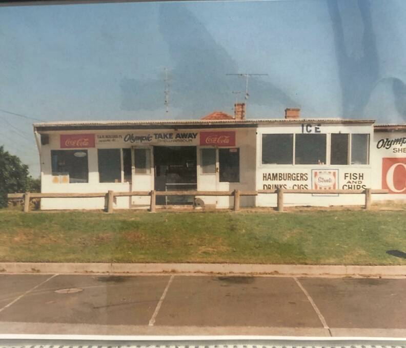 Then and now: The shop in 1990. Picture: Supplied