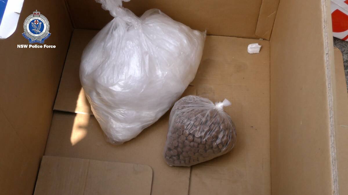 Some of the drugs seized by police. Picture from NSW Police