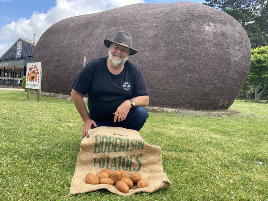 Gary Fitz-Roy, the man behind the Robertson Potato Festival, is hoping the event will whip up tourism interest across the district. Picture: Michelle Haines Thomas
