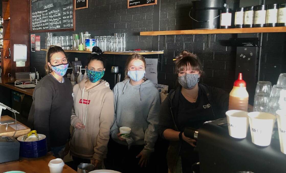 Staff at Salty Joe's cafe in Huskisson. Image: supplied.