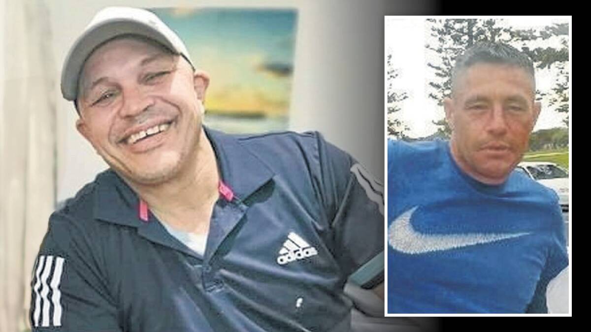 David McArthur (left) was stabbed to death. Raymond Allen (right) is accused of his murder. Pictures from file
