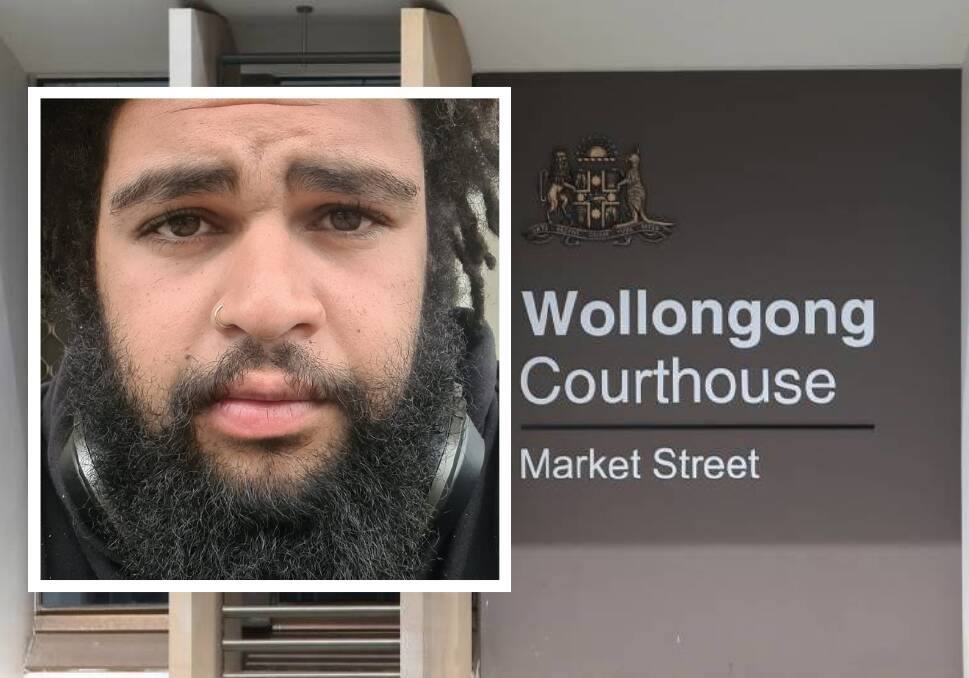 Zacharia Jimmy Bero pleaded guilty to six offences at Wollongong Local Court last week. Picture from Facebook. 