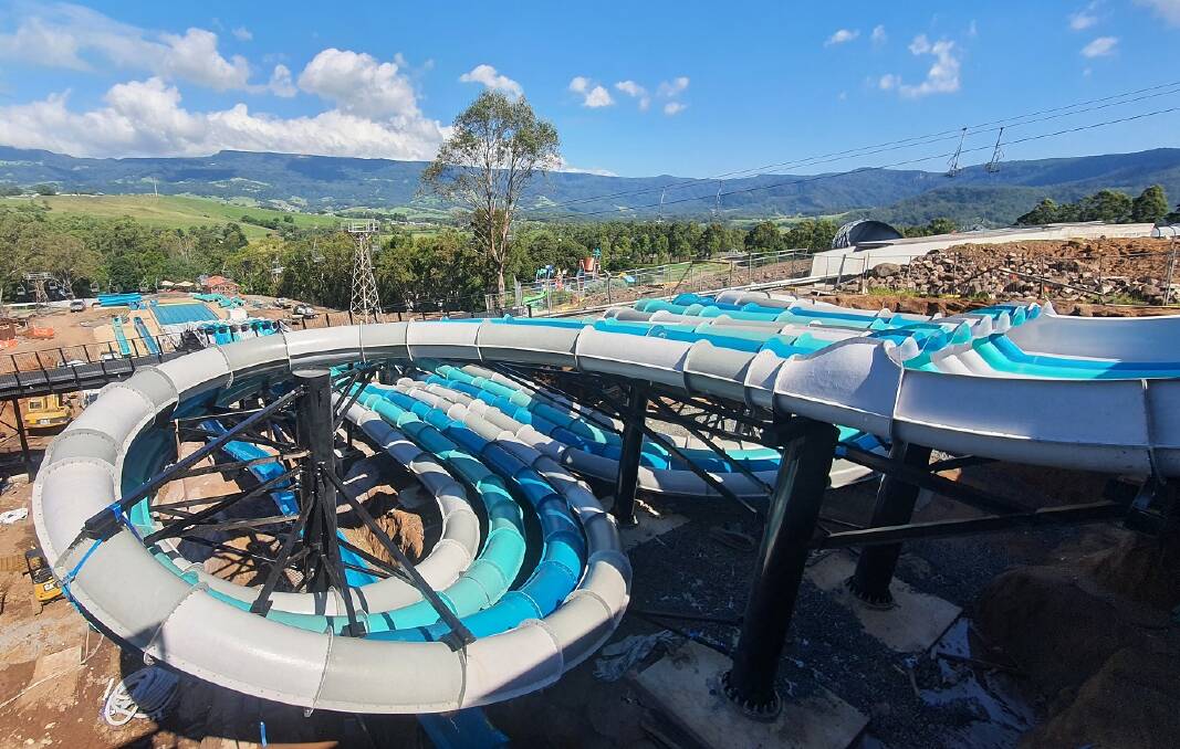 Jamberoo Action Park's latest attraction Velocity Falls has opened just in time for the school holidays. Picture by Jamberoo Action Park.