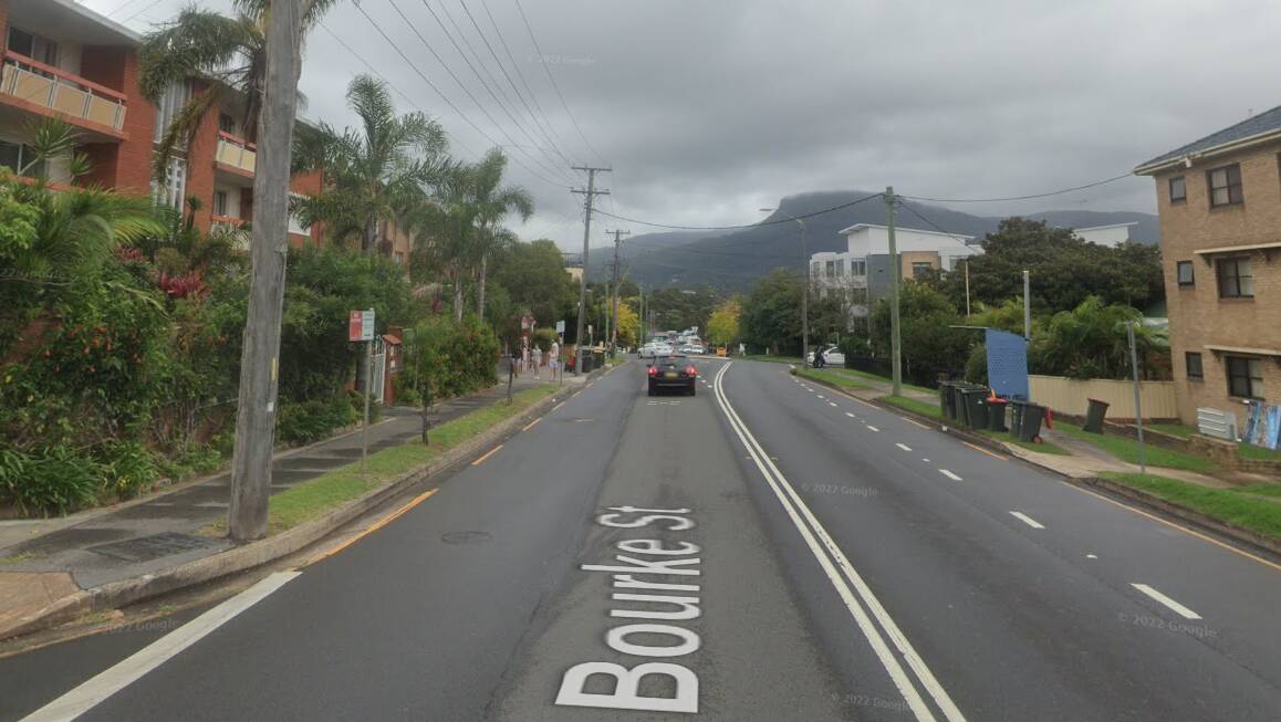 Bourke St, North Wollongong. Picture from Google Maps.