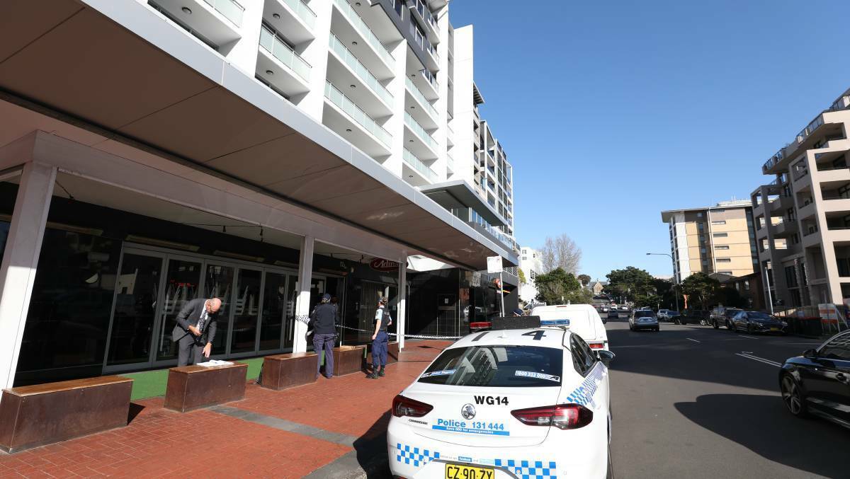 Police established a crime scene at the Adina apartments in August. Picture by Adam McLean.