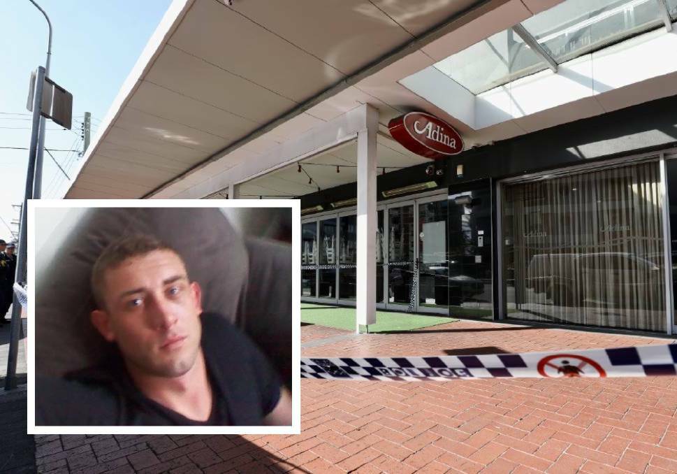 Joshua Denniss allegedly launched an unprovoked attack against an Adina hotel worker in August last year. Picture by Adam McLean, inset from Facebook.