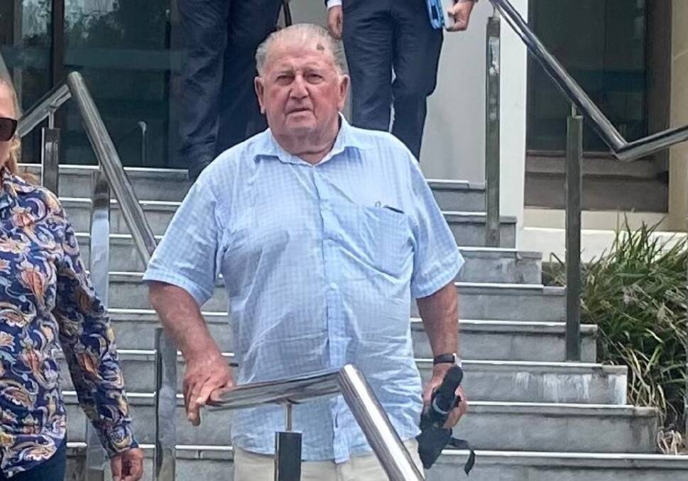 John Booth leaving Wollongong courthouse after being sentenced on February 6. Picture by ACM
