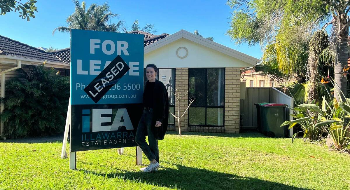 Home Sweet Home: An anxious wait has come to an end as Bec Darby and her family have settled in to their Shell Cove home. Picture: supplied.
