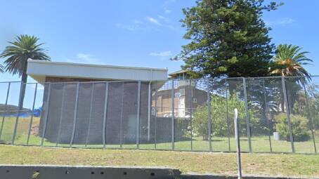 A watchtower on the Long Bay Correctional Centre north-western perimeter wall. Picture from Google Maps