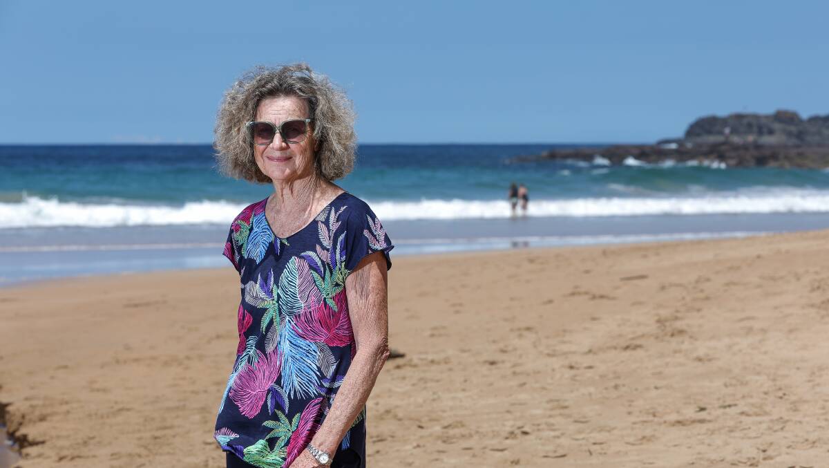 Candy Andersen frequently witnesses people getting into trouble at a "well-known rip" at south Bombo Beach. Picture by Adam McLean