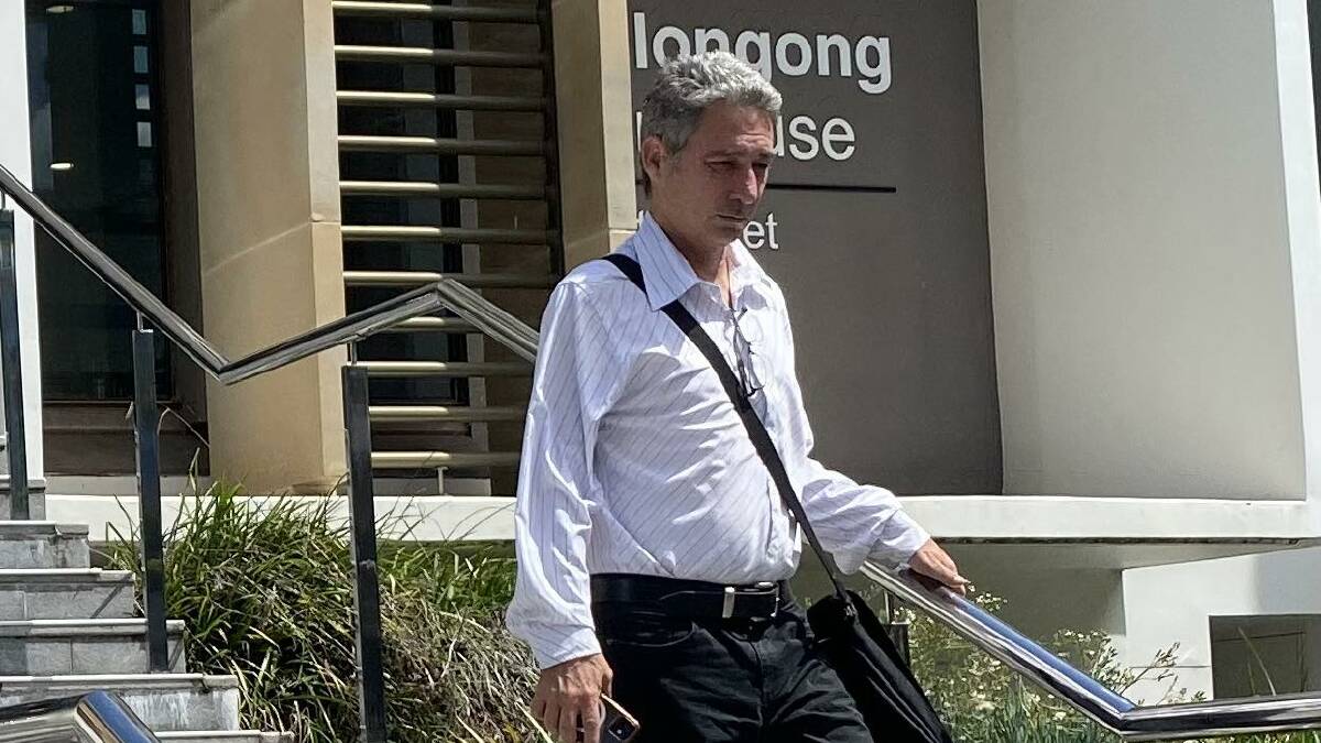 Adam James Hudson leaving Wollongong courthouse on February 13. Picture by ACM