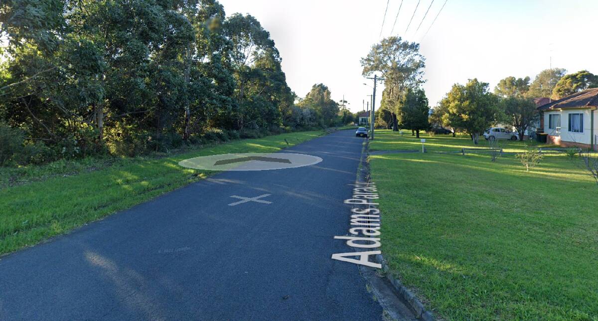 The two separate parties were happening at neighbouring properties on Adams Parade, Woonona. Picture from Google Maps