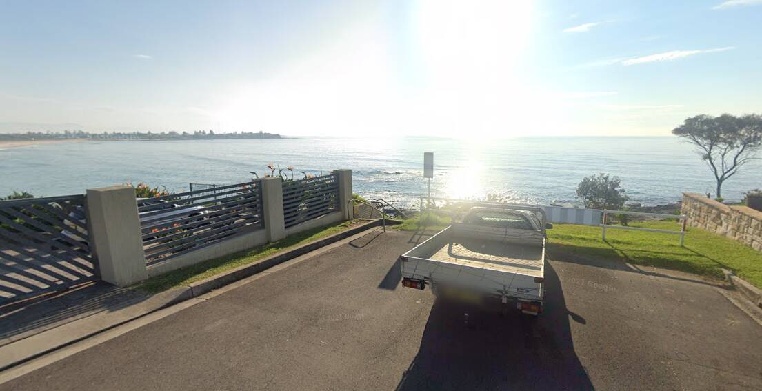 The end of Surf Road, Shellharbour, where the January 9 crash happened. Picture from Google Maps