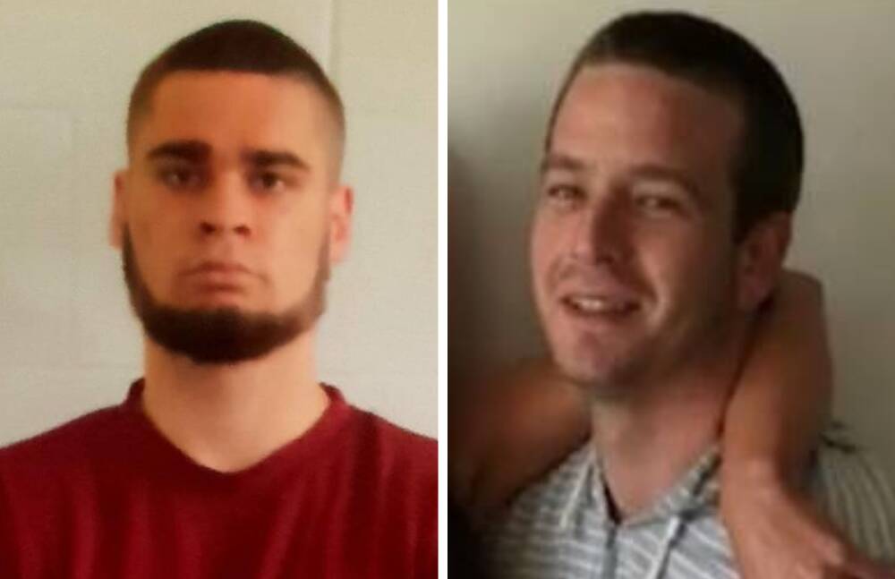 Robert Whitfield (left) and Ryan Twist (right) were formally refused bail on Tuesday, January 9. Pictures from Facebook