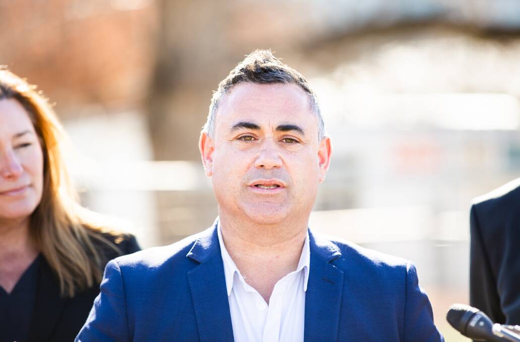 Deputy Premier John Barilaro has committed to holding daily press conferences for journalists to ask questions from regional communities. Picture: Jamila Toderas