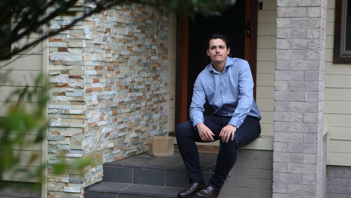 University of Wollongong student Carlo Teodorowych says housing affordability will be on his list of considerations when it comes time to vote. Picture: Sylvia Liber 