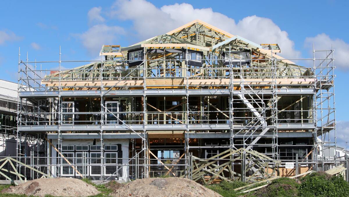 Construction costs have risen at their fastest rate since 2000, and there's little relief in sight. Picture: Sylvia Liber
