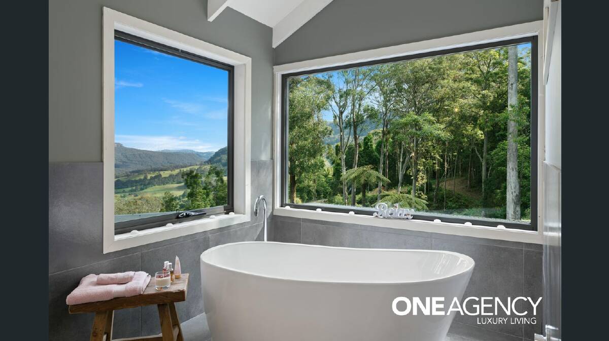 Most rooms feature sweeping views of the valley. Picture: Supplied 