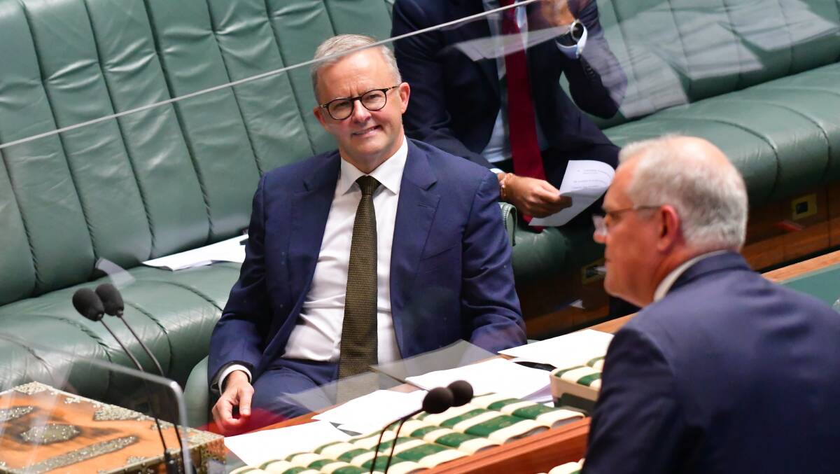 The Prime Minister has accused Anthony Albanese of attempting to "sneak into office". Picture: Elesa Kurtz 