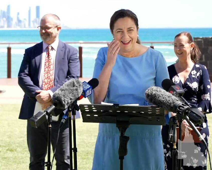 Premier Annastacia Palaszczuk announced the border changes on Monday morning after the state reached 70 per cent double vaccination over the weekend. 
