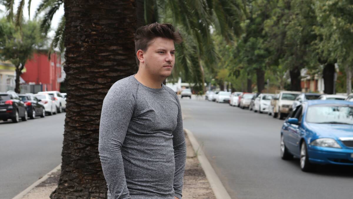 UNRELIABLE: Wagga resident James Snow is a frequent user of Wagga's cab and rideshare services but has faced numerous problems booking a ride. Picture: Hayley Wilkinson. 