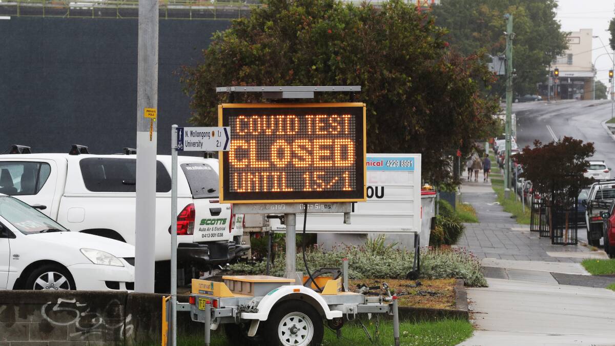 The temporary closure of the Covid-19 testing clinic on Denison Street, Wollongong has been extended until Saturday to help improve turn-around times. 